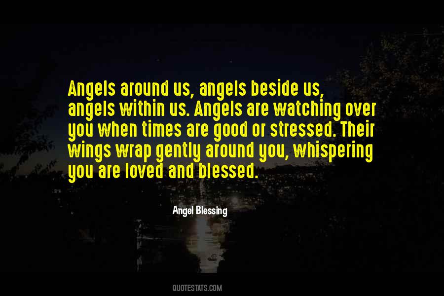 Angel Blessing Quotes #1352636