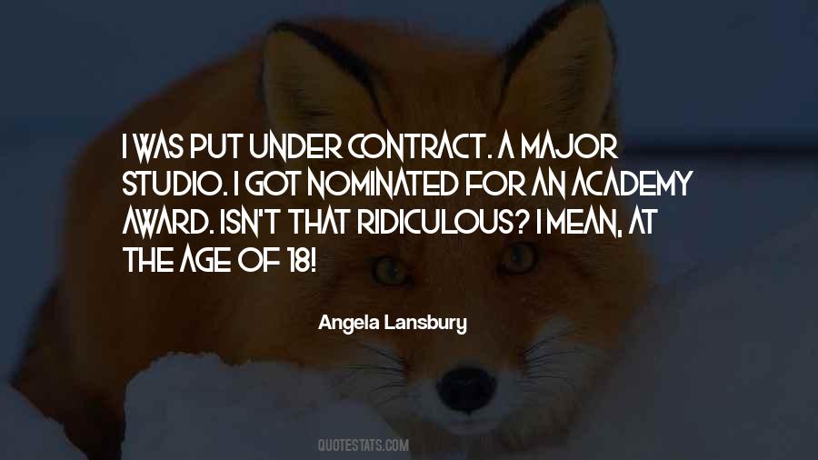 Angela Lansbury Quotes #751106