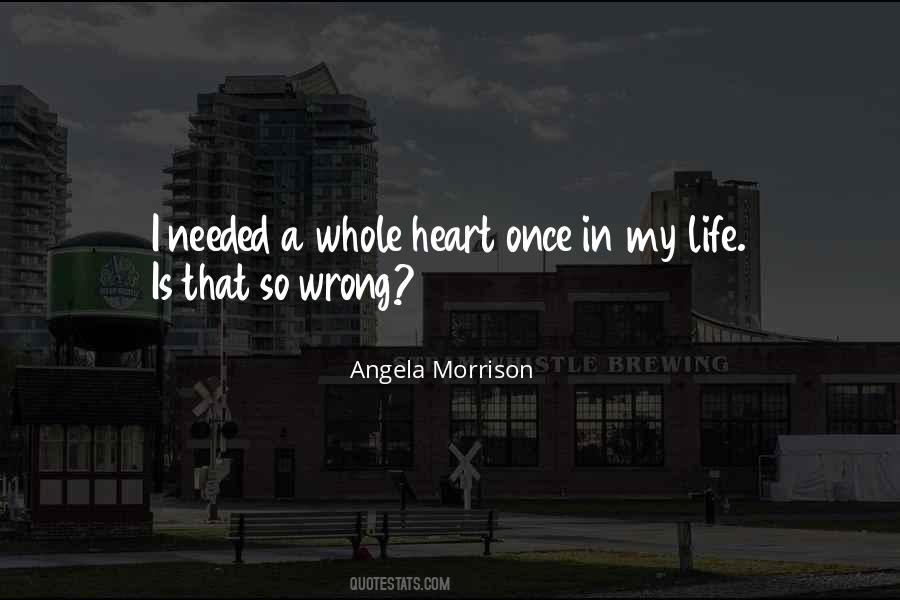Angela Morrison Quotes #1418860