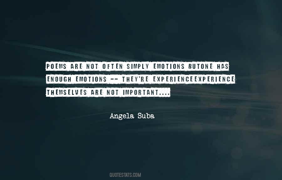 Angela Suba Quotes #542775