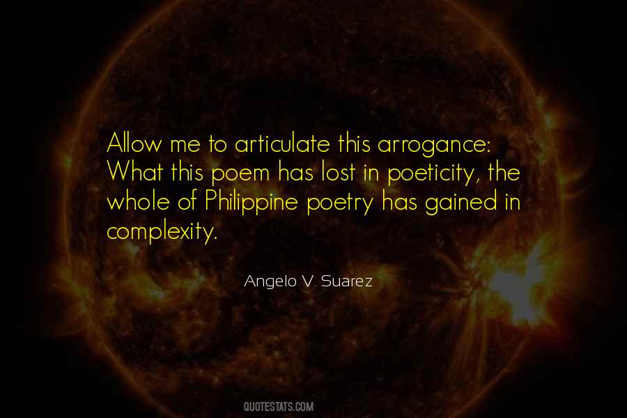 Angelo V. Suarez Quotes #1795732