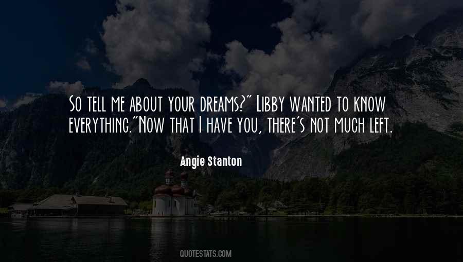 Angie Stanton Quotes #999127