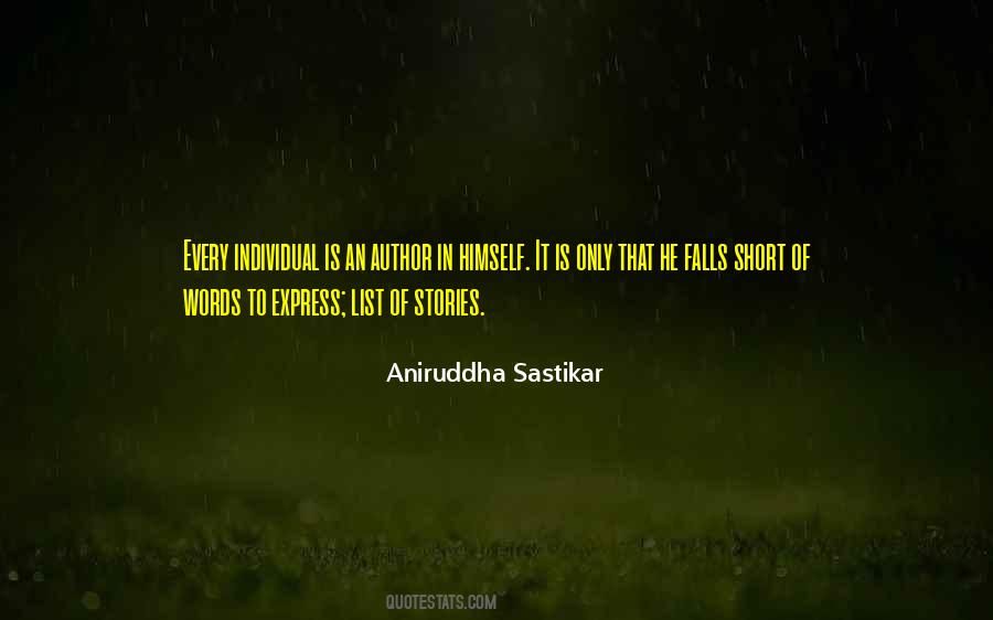 Aniruddha Sastikar Quotes #1444355