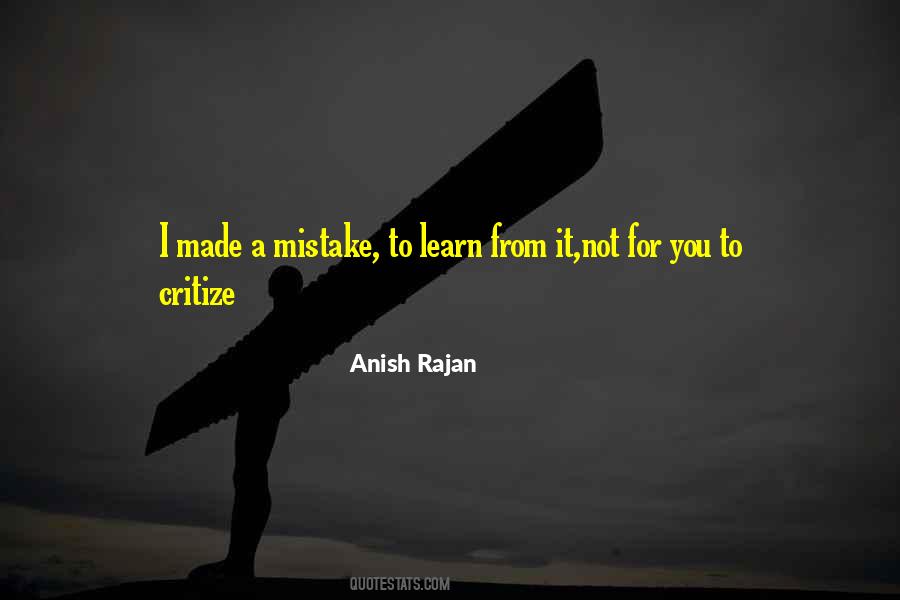 Anish Rajan Quotes #341010 Anish Rajan Quotes #341010