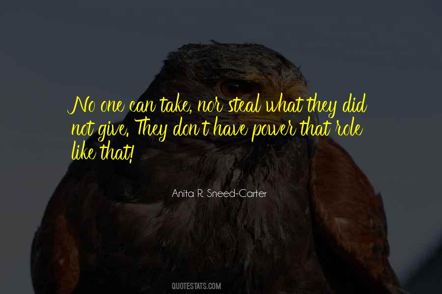 Anita R. Sneed-Carter Quotes #1209895