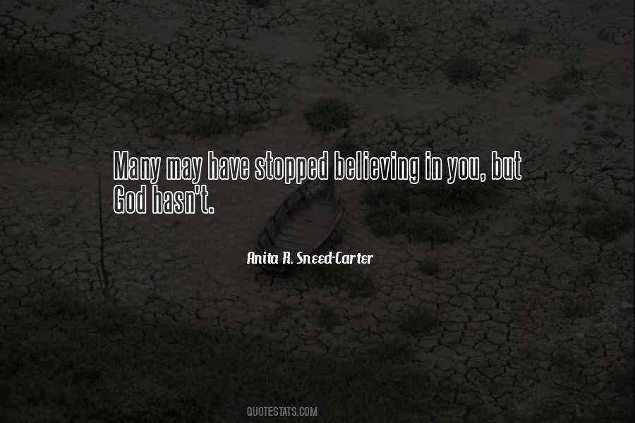 Anita R. Sneed-Carter Quotes #1367832