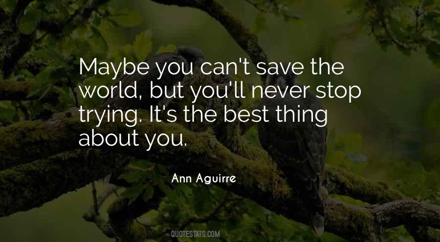 Ann Aguirre Quotes #708746