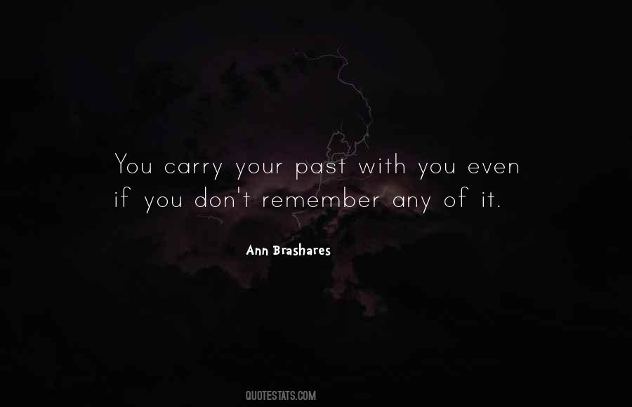 Ann Brashares Quotes #1011476