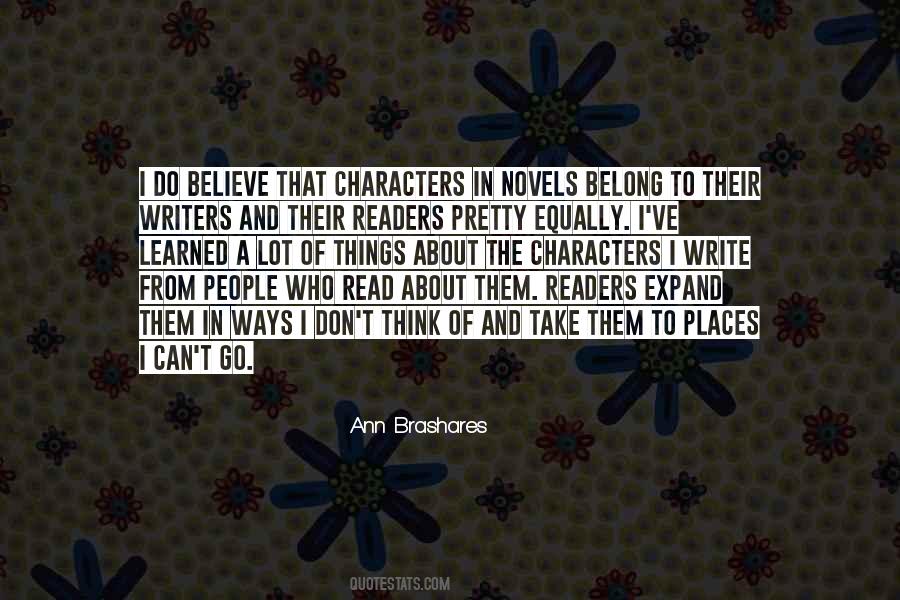 Ann Brashares Quotes #104762