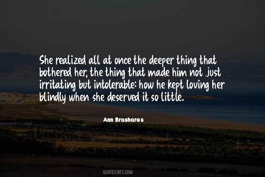 Ann Brashares Quotes #1656724