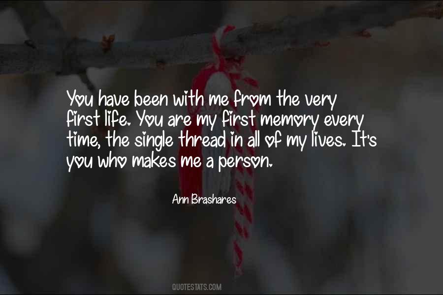 Ann Brashares Quotes #801760