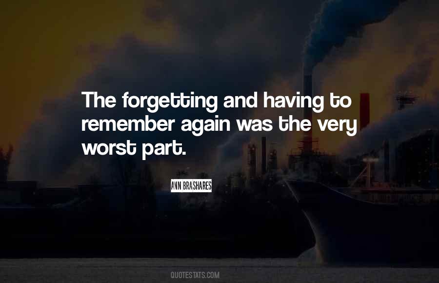 Ann Brashares Quotes #866934