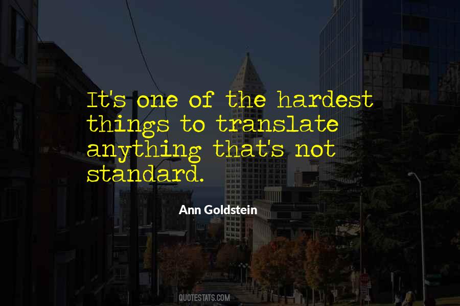 Ann Goldstein Quotes #179030