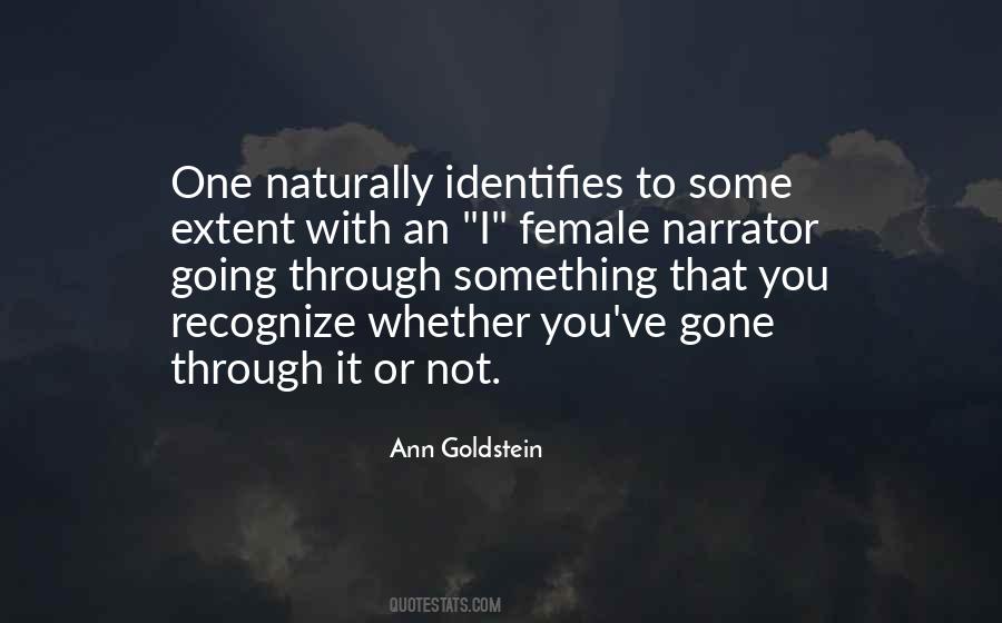 Ann Goldstein Quotes #484389