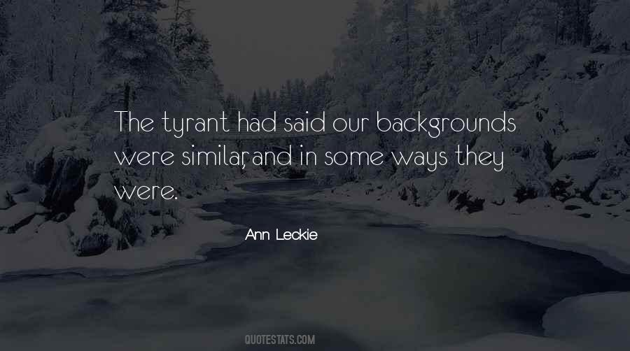 Ann Leckie Quotes #482332