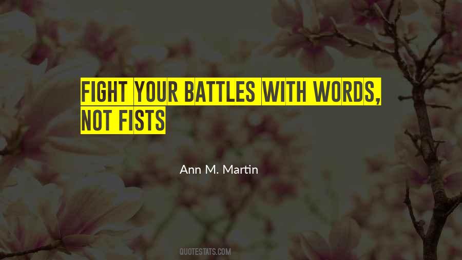 Ann M. Martin Quotes #1270216
