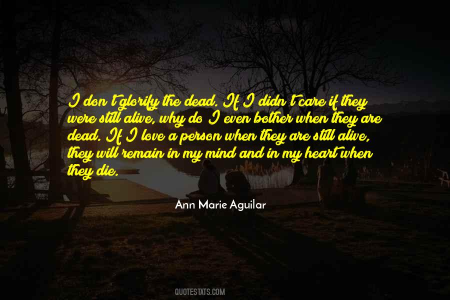 Ann Marie Aguilar Quotes #1030670