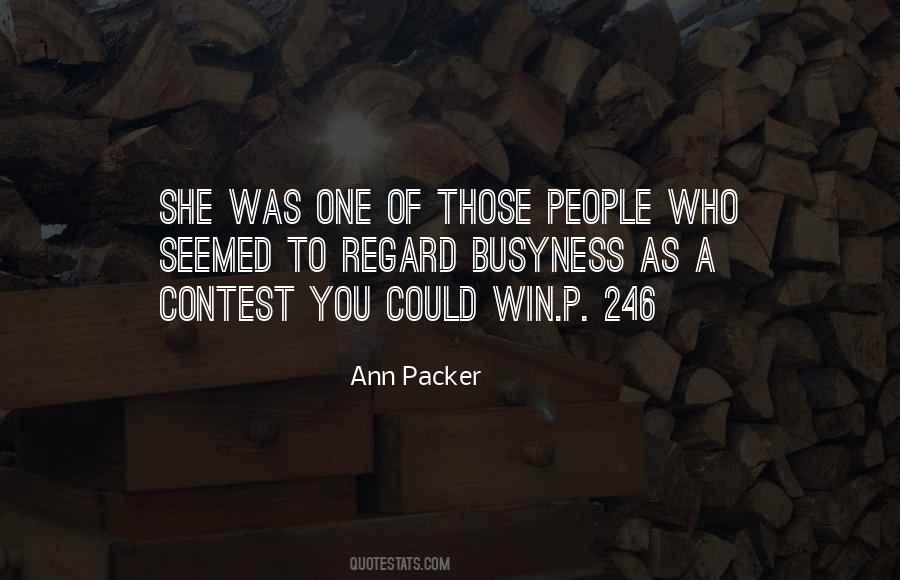 Ann Packer Quotes #1764016