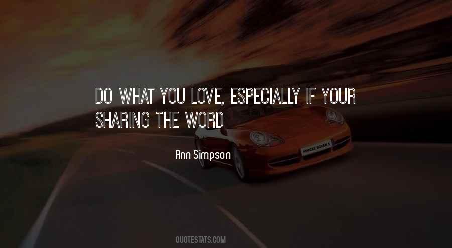 Ann Simpson Quotes #1055615