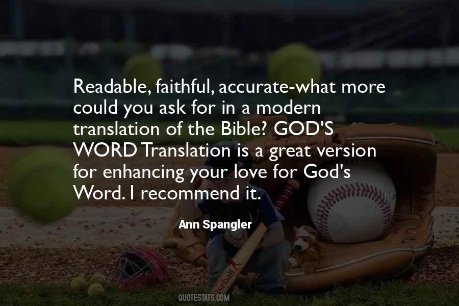 Ann Spangler Quotes #616266