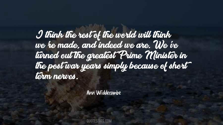 Ann Widdecombe Quotes #1655526