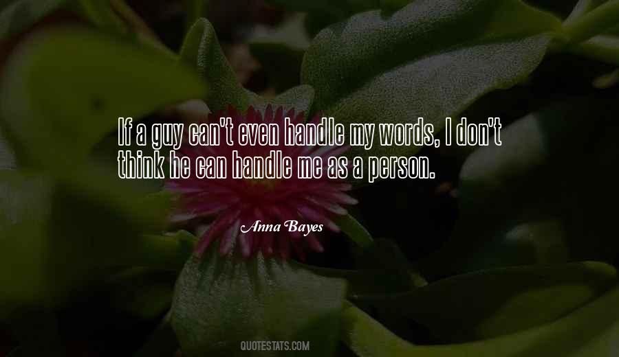 Anna Bayes Quotes #1805264