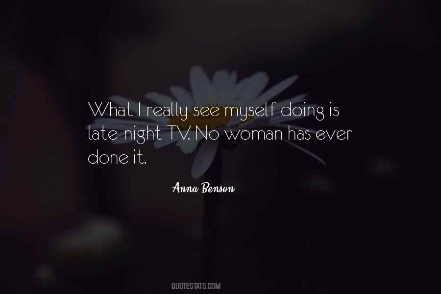 Anna Benson Quotes #368025