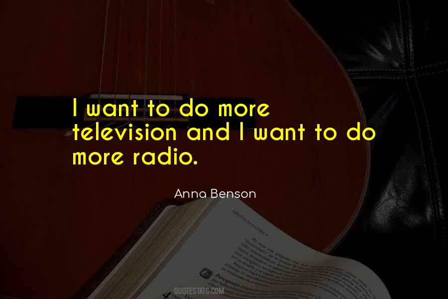 Anna Benson Quotes #430390