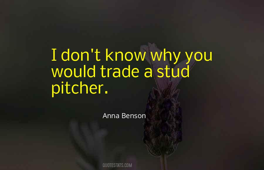 Anna Benson Quotes #666796