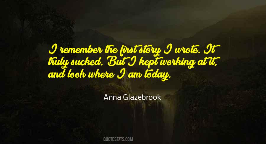 Anna Glazebrook Quotes #1491818