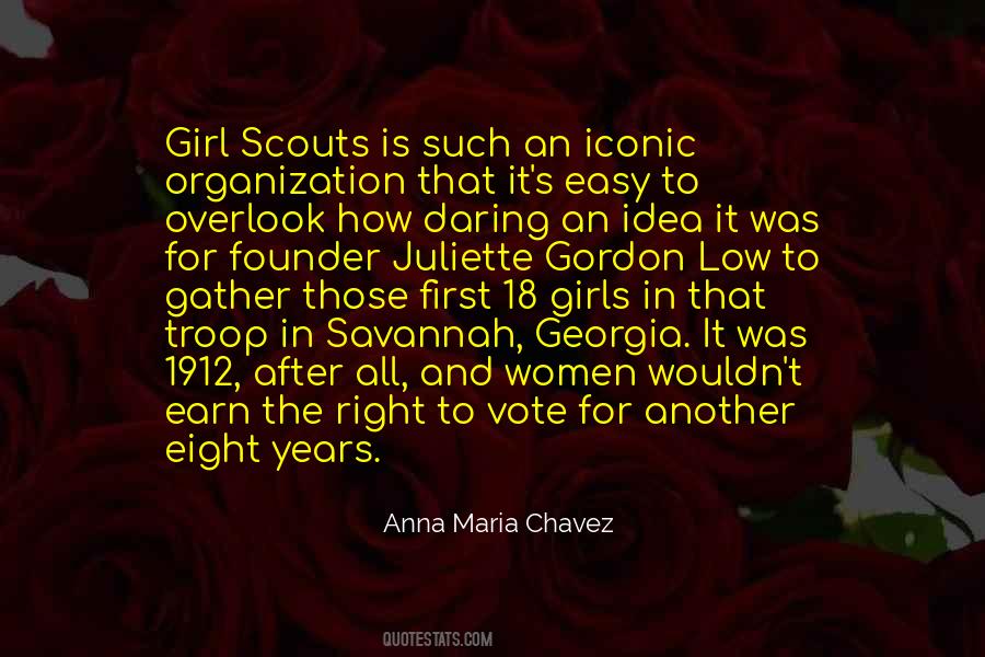 Anna Maria Chavez Quotes #1660078