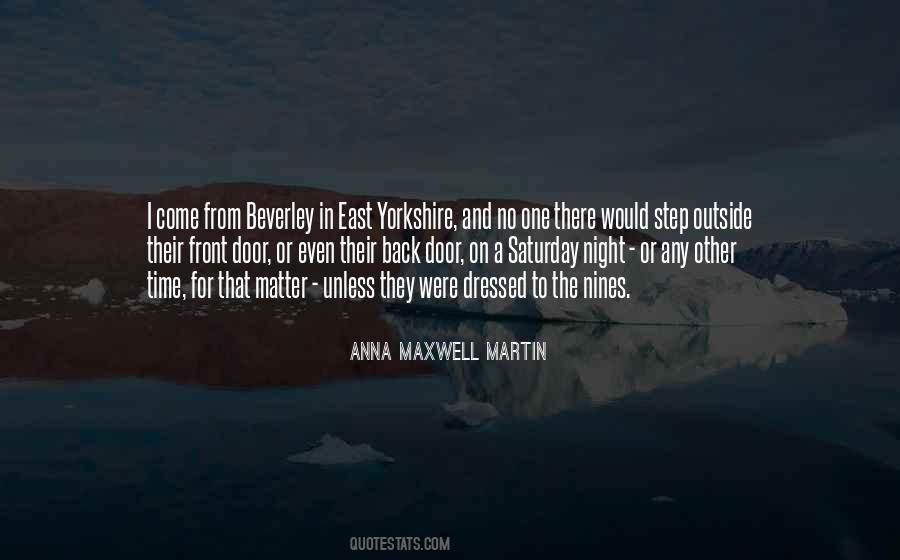 Anna Maxwell Martin Quotes #1185129