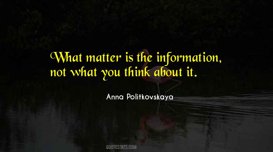 Anna Politkovskaya Quotes #970991