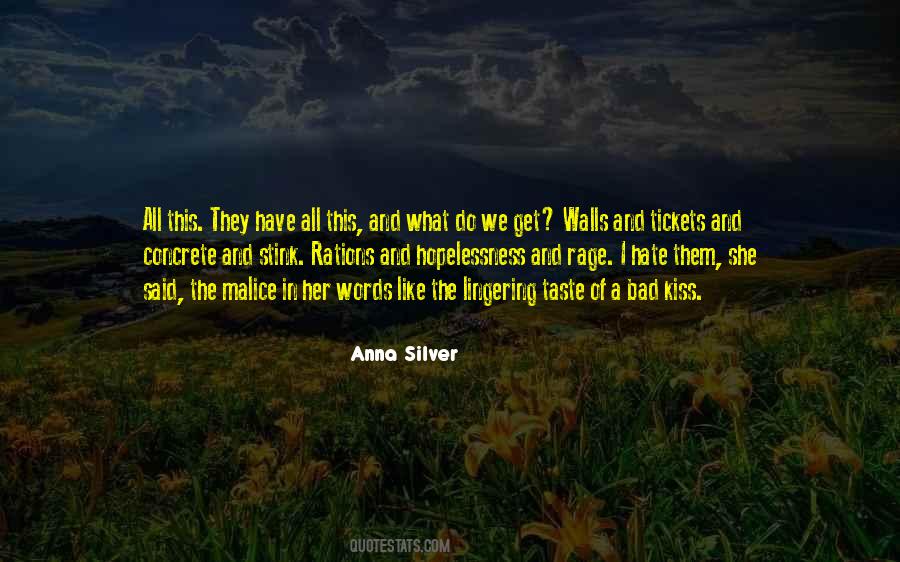 Anna Silver Quotes #1197678