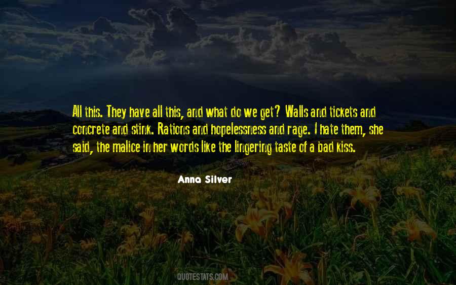 Anna Silver Quotes #1197678