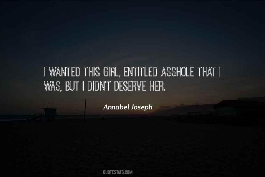 Annabel Joseph Quotes #1336554