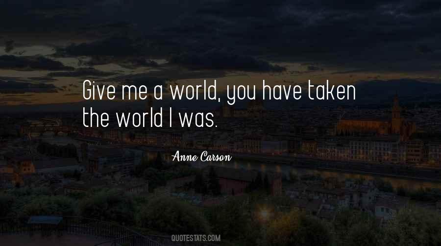 Anne Carson Quotes #594703