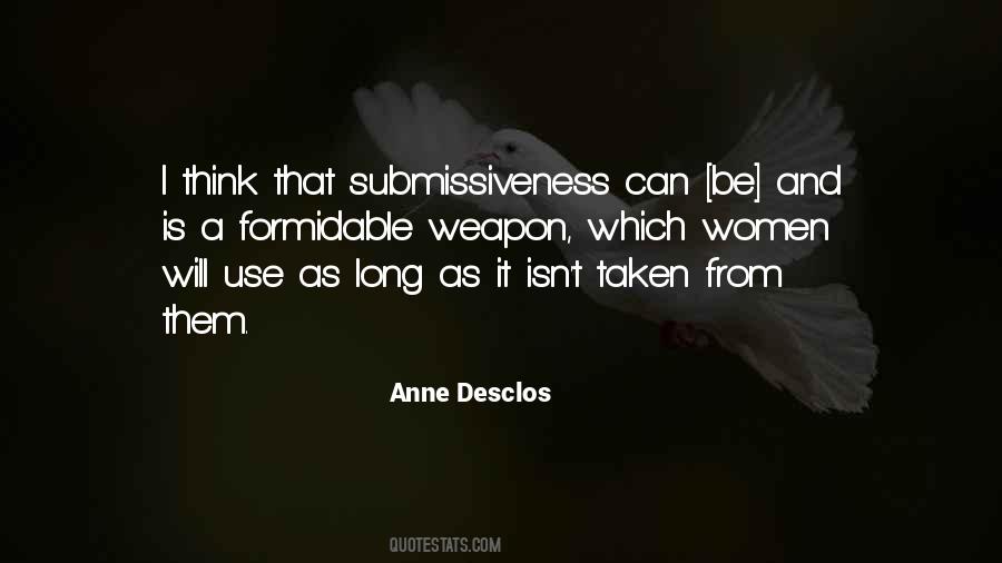 Anne Desclos Quotes #214768