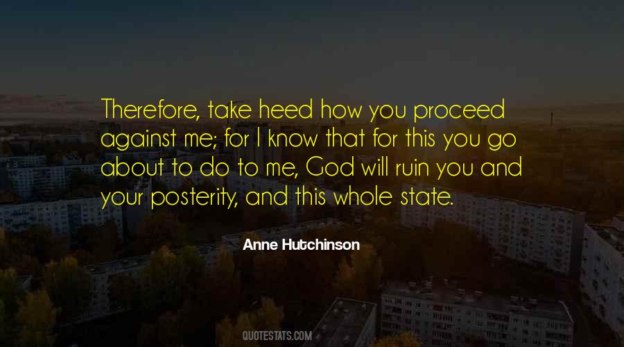 Anne Hutchinson Quotes #1397262