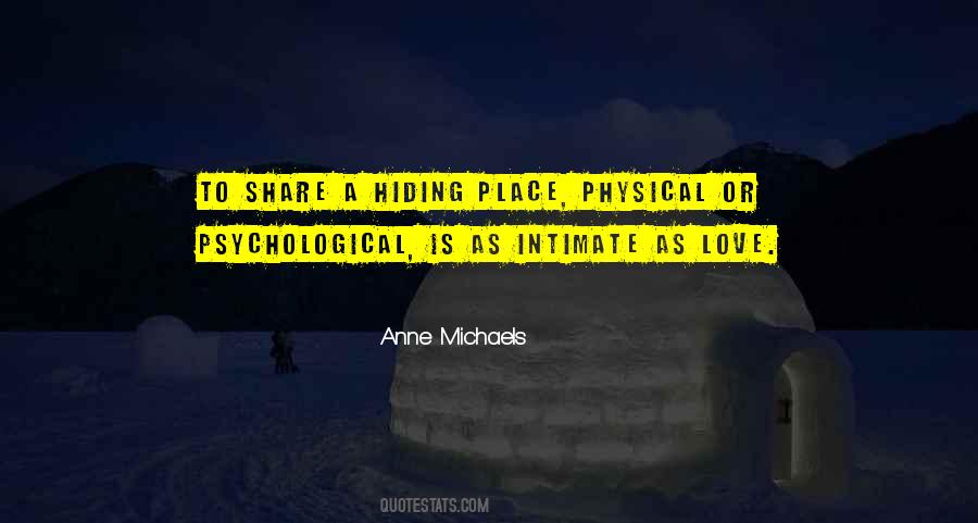 Anne Michaels Quotes #1680282