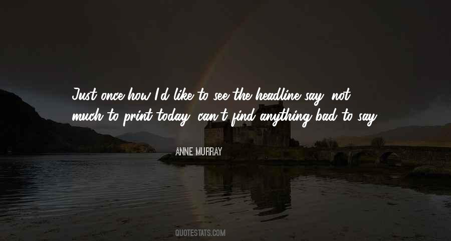 Anne Murray Quotes #1290292 Anne Murray Quotes #1290292