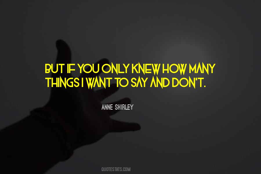 Anne Shirley Quotes #1759669