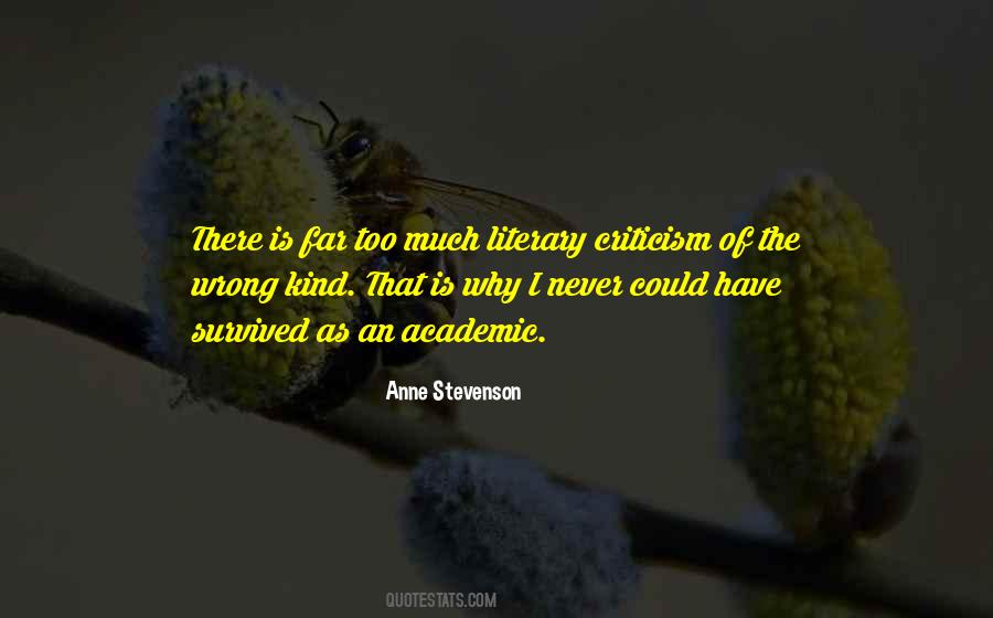 Anne Stevenson Quotes #1064950