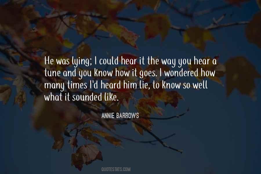 Annie Barrows Quotes #1364152