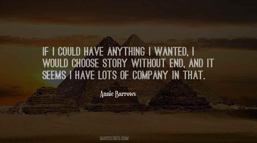 Annie Barrows Quotes #1874204