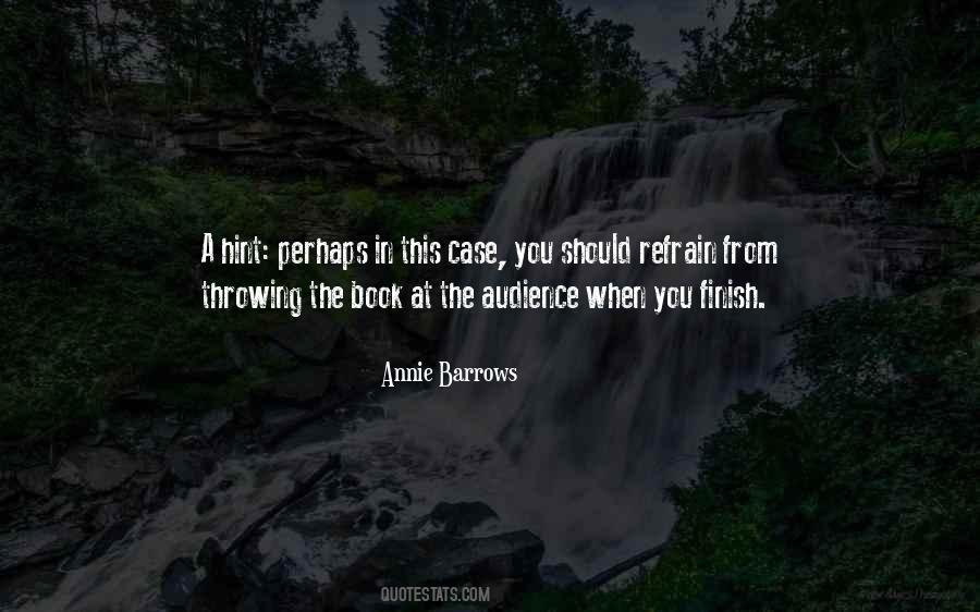 Annie Barrows Quotes #669440