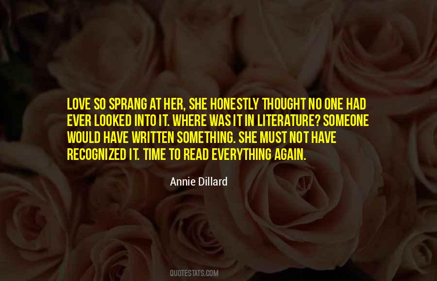 Annie Dillard Quotes #314558