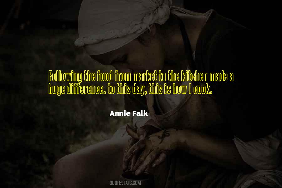 Annie Falk Quotes #1475909