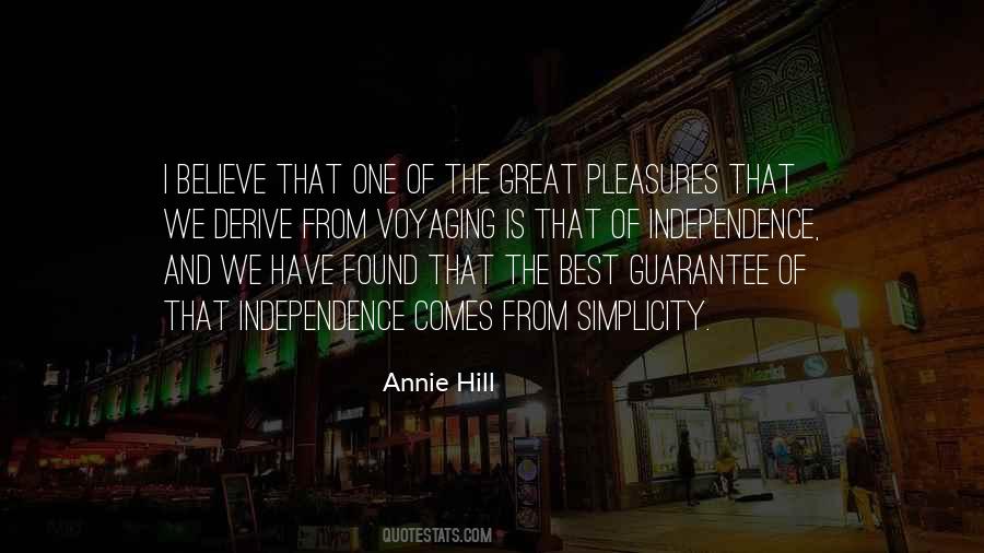 Annie Hill Quotes #1179601