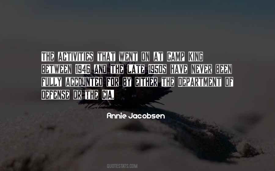 Annie Jacobsen Quotes #199592